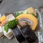 文の里松寿し - 大阪ずし　太巻き３つ