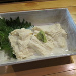 蕎房 猪口屋 - 生湯葉刺（580円）