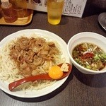 ラーメン ぷん楽 - 肉玉つけ麺850円
