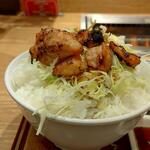 焼肉ライク - 気仙沼ホルモン 千切りキャベツライス① (2023.02.23)