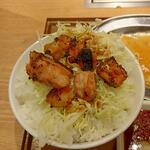 焼肉ライク - 気仙沼ホルモン 千切りキャベツライス② (2023.02.23)