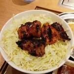 焼肉ライク - 気仙沼ホルモン 千切りキャベツライス③ (2023.02.23)