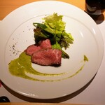 大宮 寿司 いし山 - ローストビーフのサラダ