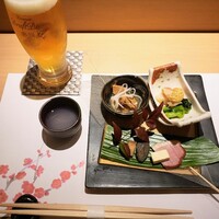 大宮 寿司 いし山 - 前菜盛り合わせ