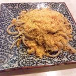 銀座 しまだ - 桜スモークのからすみそば