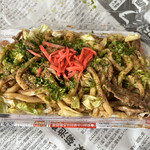 たこ焼き下方 - 自宅に持ち帰った時点でも、熱々の状態です