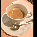 リストランテ ピノキオ - 焙煎の濃い珈琲（なんの珈琲だか聞き忘れてしまいましたｽﾐﾏｾﾝ）　byまみこまみこ