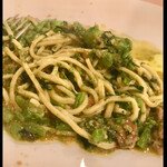 リストランテ ピノキオ - 青い香りと優しいマグロのカラスミが生のタリオリーニに絡みます　byまみこまみこ