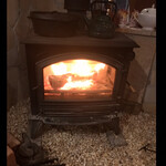 リストランテ ピノキオ - 暖炉で暖をとりました　byまみこまみこ