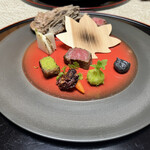 道後舘 - 焼物八寸