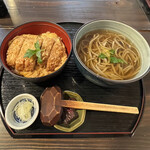 蕎麦処 よし竹 - かつ丼セット（温かいかけそば）1350円