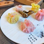 葵禅カフェ＆バー - 彩り焼売5種