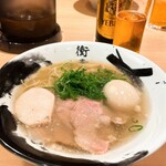 Seiten Wo Tsuke - 牛骨と貝出汁soba