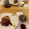広島 なだ万 - 黒毛和牛サーロインステーキコースの焼物と、醸し人九平次