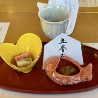 広島 なだ万 - 黒毛和牛サーロインステーキコースの先付