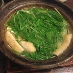 麻布さ和長 - 水菜と油揚げの炊き合わせ