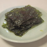 新来軒 - 韓国海苔アップ