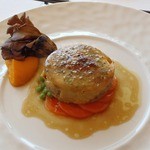 フレンチレストラン ミクニ サッポロ - 主菜（肉）；仏黄鶏とフォワグラのバロッティーヌ @2013/06/29