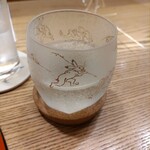 割烹一文 - かわいい日本酒のグラス
