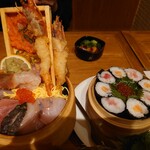藁焼き炉端 海風土 - 究極の海風丼(シーフーどん)