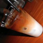 裏参道牛肉店 - アイスカフェオレ