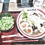 Chanpon Tei Souhonke - 海鮮ちゃんぽん＋味玉＋九条ねぎ
