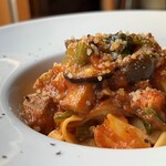 Osteria Egidio Sala - スペイン豚ときのこのラグー  タリアテッレ