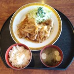 Wafuuresutorammiyoshi - 生姜焼き定食(ランチ)