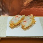 Takiya - 松葉蟹の湯葉巻、蟹味噌