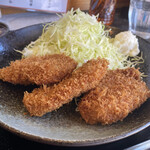 さくとん - ◎ヒレカツ定食¥850 ソースは3種(とんかつ、味噌、みぞれ)