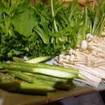 いろり庵 - 野菜は最後に投入！