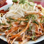 ラーメン もっけだの - 2023.2.1～冬季限定『旨辛ラーメン炎山ニンニク野菜マシマシ』の野菜