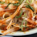 ラーメン もっけだの - 2023.2.1～冬季限定『旨辛ラーメン炎山ニンニク野菜マシマシ』の辛味