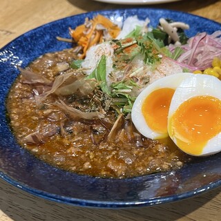 月一回限定のきのこ出汁スパイスカレー！