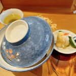 天婦羅いもや - はみ出てますねー笑笑