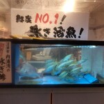 九州人情酒場 魚星 - 店内の水槽