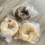 こむぎ ベーグル&コーヒー - 『ベーグル オレンジショコラ』
『ベーグル ベーコンマスタード』
『ベーグル 　焼きいも』