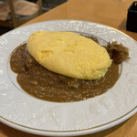 ルー・ド・メール - ドライカレー　オムレツのせ　スープつき　1200円