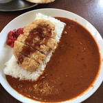 カレー＆居酒屋 ニコニコ - カツカレー、ライス。