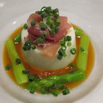 ポルトフィーノ - 前菜。カブのプラマンジェ風