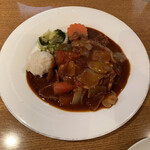 どんぐり - どんぐり風ハンバーグ　¥1,200