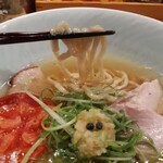 饗 くろ喜 - 手揉み麺(変更)柔らか目