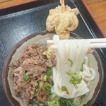 うどん一屋 - 麺のリフトアップ