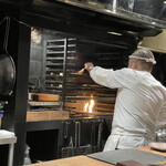 薪鳥新神戸 - 焼き場