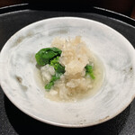 薪鳥新神戸 - 菜の花 みぞれ酢和え