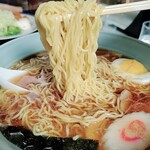 焼石クアパークひめかゆ 食堂 - 麺上げ