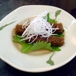 小樽・蕎麦屋・籔半 - 藪半 「子持ち昆布」