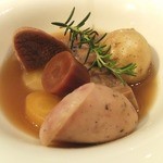 ポルトーネ - 牛タンと季節野菜のラグー ジンジャーの香り