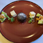 Ristorante IL PRINCIPE - 次のデザート: レアチョコレートケーキ、酒粕のセミフレッドなどvery good‼️