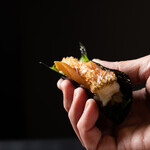 鮨の桐 - 料理写真:甘鯛　カラスミ手巻き